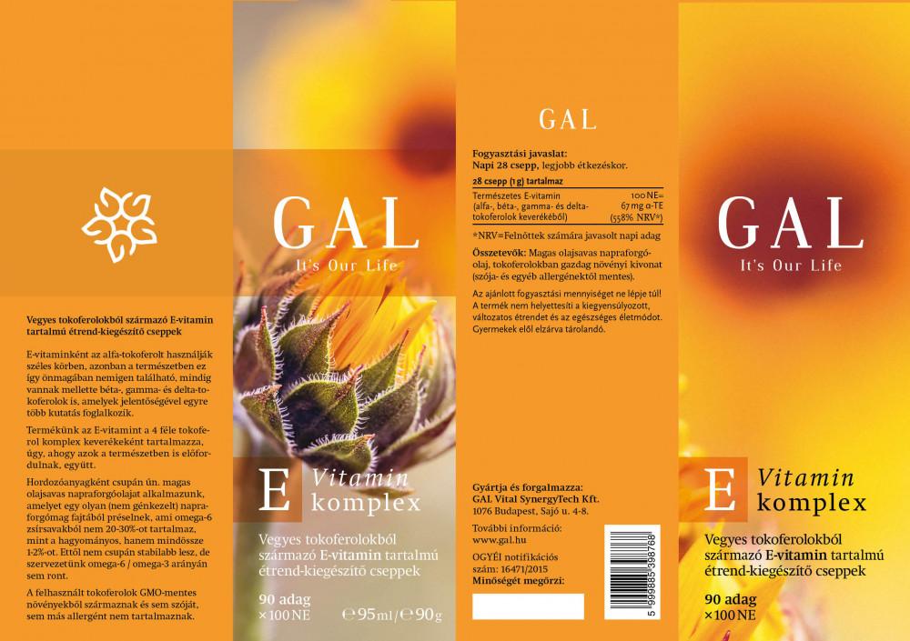 GAL E-Vitamin komplex leírás és összetevők